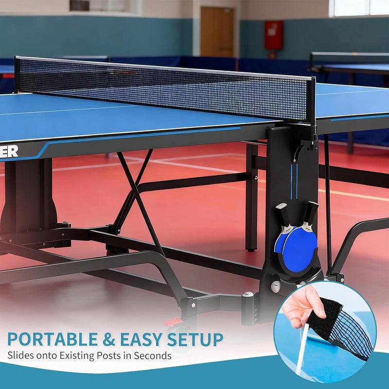 Fevbcnrj Ping Pong Net Compatible with Kettler, 70 Inch Replacement Ping Pong Net for Any Table, String Tension Table Tennis Nets, Portable and Easy Setup, Nylon, for Indoor and Outdoor Tables - Image 5